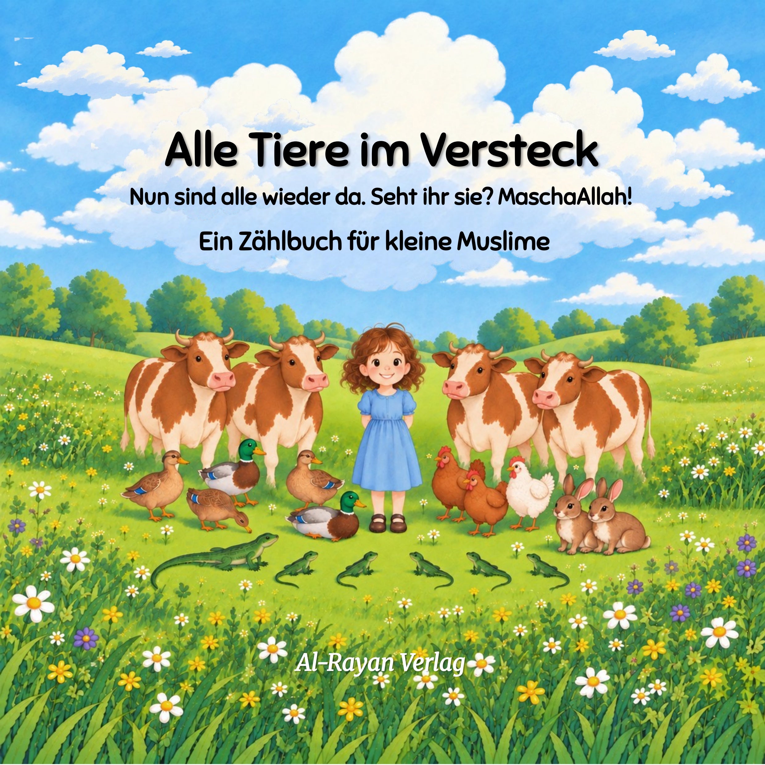 Alle Tiere im Versteck – Zählbuch für kleine Muslime vom Al-Rayan Verlag
